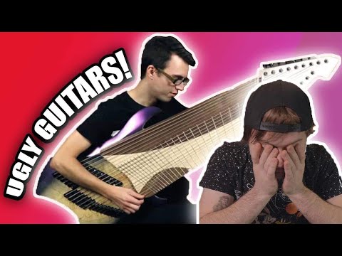 Top 30 MOST UGLY guitars!!! (reaction)