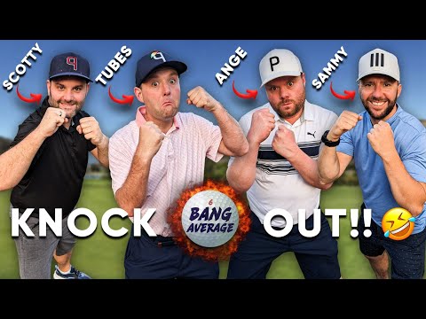 A Very Quick Fight 🥊😂 | Bang Average KNOCK OUT GOLF !!