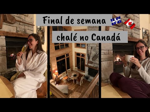 Final de semana em um chalé no Canadá! Conheça uma casa na montanha do Québec durante o Outono.