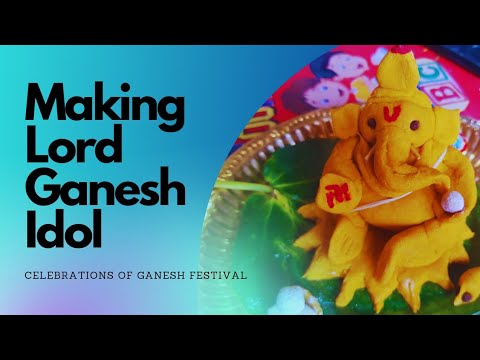 making lord ganesh idol #shorts