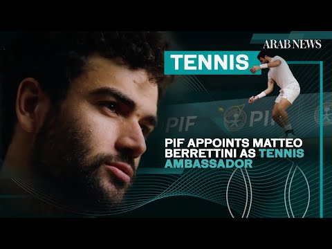 PIF appoints Matteo Berrettini as tennis ambassador | Arab News