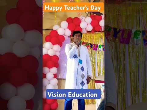 Teacher's Day Celebration by Students of Vision Education #video #shorts #celebration #success