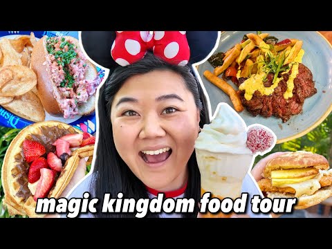 What to Eat at MAGIC KINGDOM! 🏰✨ Disney World Food Tour 2024