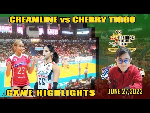 Creamline vs Cherry Tiggo | Full  Game Highlights | PVL 2023 |  062723