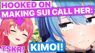 Miko Enjoys Making Suisei Call Her "Gross" (MiComet / Hololive) [Eng Subs]