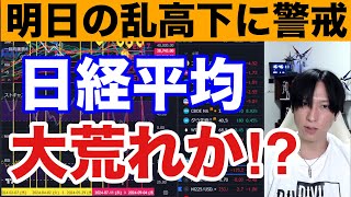 9/10.日本株明日の乱高下に警戒。CPI控え日経平均弱い。半導体急落終了か⁉︎ドル円下落だけはマズイ。米国株、ナスダック上昇。仮想通貨BTCも反発。