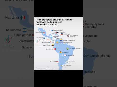 PRIMERAS PALABRAS DE LOS HIMNOS DE LATINOAMÉRICA