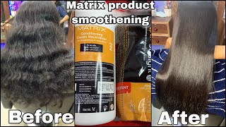 Matrix product smoothening how to do? Difference between smoothening and rebonding?