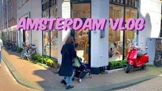 【海外在住ママ】Amsterdam vlog | オランダの祝日ってこんな感じ👑 | 外食vlog |  ショッピング| 2歳児 | ヨーロッパ | アムステルダム