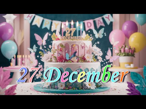 27 December Happy birthday to you songs   #Happybirthday #Happybirthdaytoyou