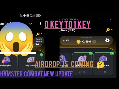 hamster combat new update airdrop is coming 😱 check how to claim the key  #hamsterkombat #crypto