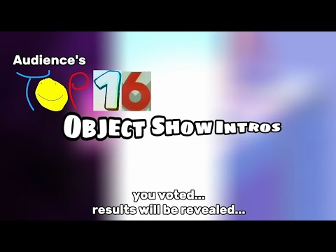 Audience's Top 16 Object Show Intros