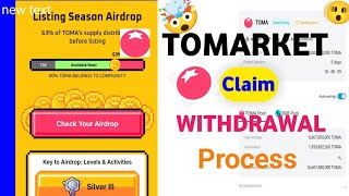 Tomarket 🍅$TOMA Token Withdrawal | Bitget wallet Lite Toma Token Claim | Toma Token Deposit bitget