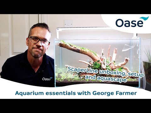 ScaperLine Aquarium - Aquarium Essentials George Farmer - Unboxing, setup and aquascape