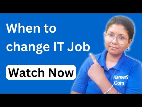 When Should you change your IT Job | @SushmitaMadhu