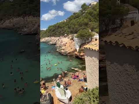 Cala S’almunia -paradise 🏝🌍 in Palma de Mallorca #calasalmudia #palmademallorca #islasbaleares