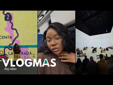 VLOGMAS DAY NINE| David Hockney Art show, YOU NEED TO SEE THIS, In love with Enish? Travel Prep