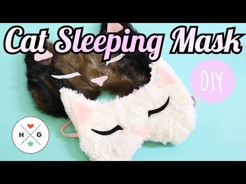 The Best Sleeping Masks are of Cats| HG Craft | HelloGiggles