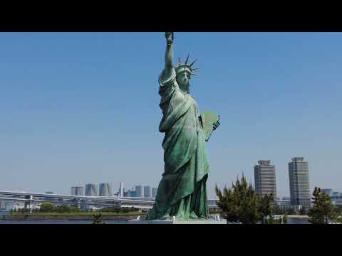 Daily Life in Japan | Visiting the Statue of Liberty in Odaiba City, Tokyo