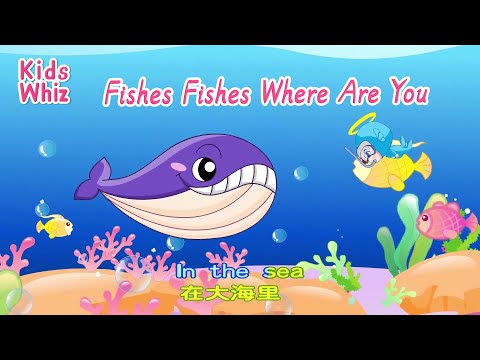 Fishes Fishes Where Are You | 学英文 | 卡通动画 | English kids nursery rhymes |Learn English | Kids Whiz