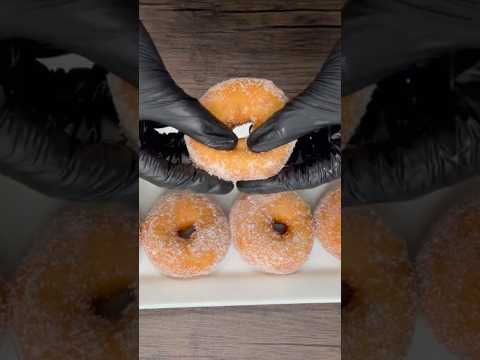 Make fresh doughnuts at home #doughnuts #egglessdonut #easydonutsrecipe #food #bestdonuts