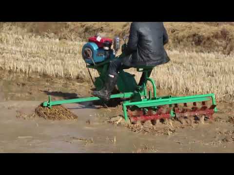 paddy field single wheel tractor