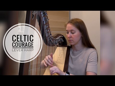 Celtic Courage - lever harp