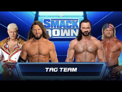 Tag Team Match | Team AJ Styles vs Team Drew McIntyre | WWE SmackDown