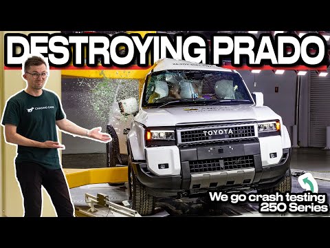 We witness the 2025 Toyota Prado 250 Series getting put through the ANCAP crash-testing wringer