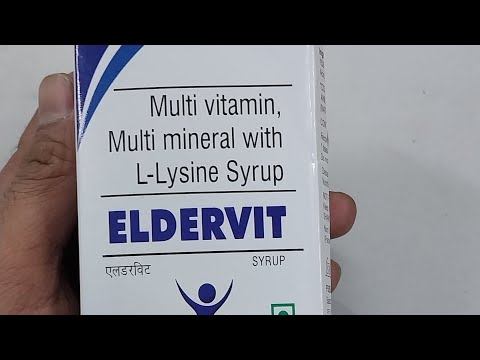 Multivitamin and multi mineral syrup for immunity booster syrup//Eldervit syrup// review in hindi