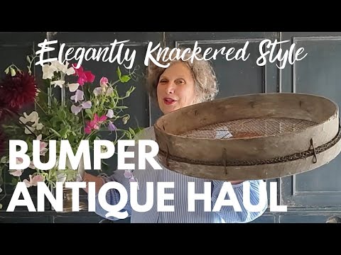 A BIG Antique & Vintage Haul | Antiquing for Interior Treasures