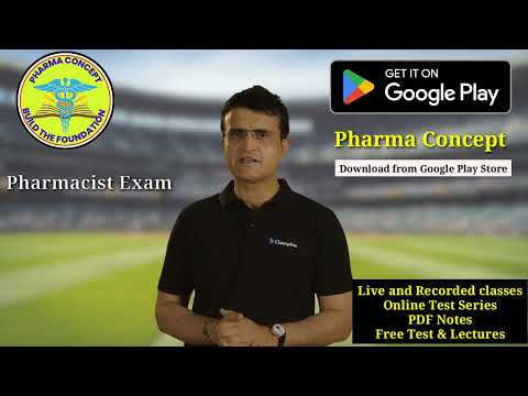 Pharma Concept App | Pharmacist Exam Preparation | GPAT Exam | Drug Inspector Exam | Pharma Exit