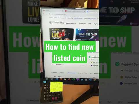 How to Find New Listed Coin / New Crypto currency listing