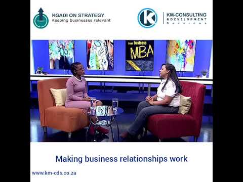 Making Business Relationships Work