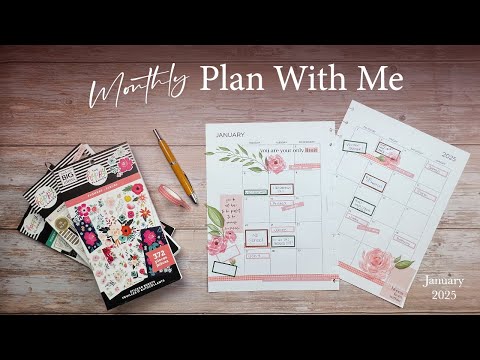 Monthly Plan With Me | January 2025