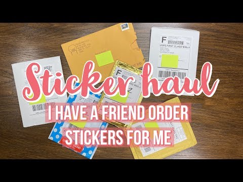 Having a Friend Order Stickers for Me | Planner Sticker Swap