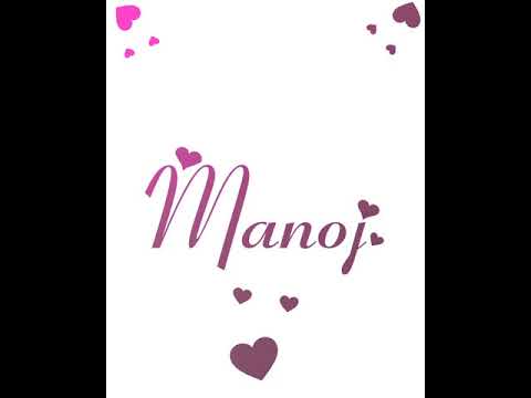 Manoj name whatsapp status