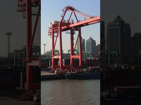 Shanghai seaport China #shanghai #China #seaport