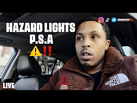 P.S.A ‼️ ... Hazard Lights + Soundcloud & Spotify ⚠️