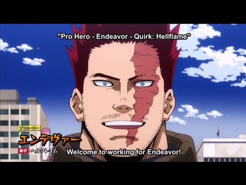 Endeavor welcomes Deku, Bakugo and Todoroki! | My Hero Academia Season 5 Episode 14