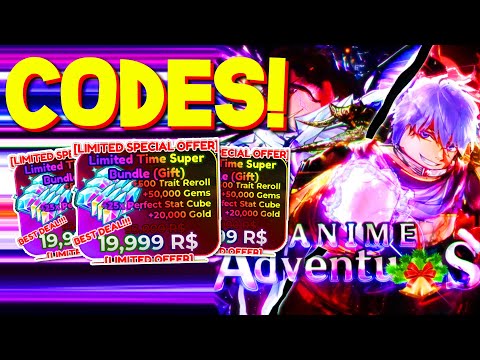 *NEW CODES* ANIME ADVENTURES CODES! ROBLOX ANIME ADVENTURES CODES!