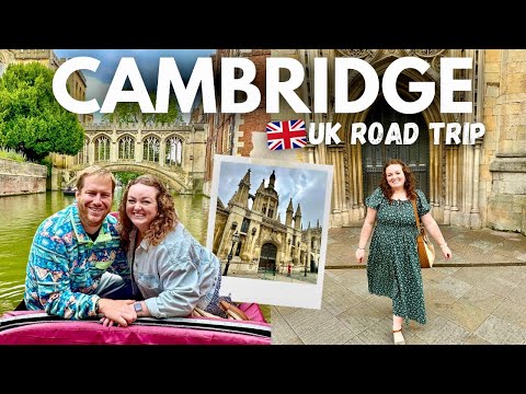 CAMBRIDGE VLOG! 🛶 River Cam Punting, Colleges, Escape Room & BEST Food 🏫 UK Road Trip Vlog 1 🇬🇧