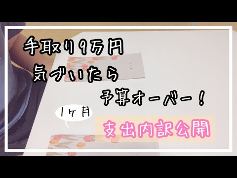 [実家暮らし]手取り9万、予算オーバーした1ヶ月の支出内訳公開！