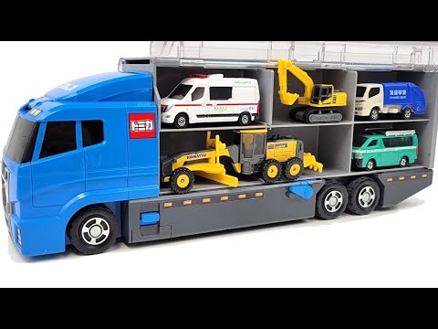 12 Type Cars Tomica ☆ Tomica opening and put in big Okatazuke convoy!