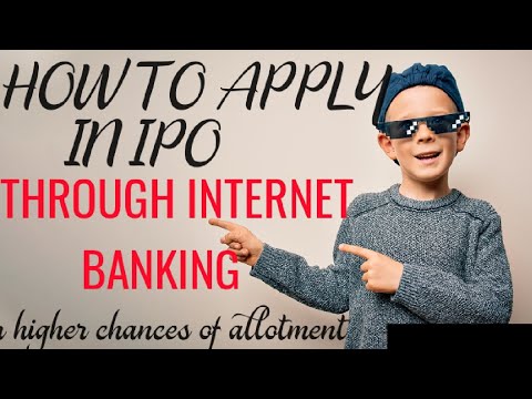 HOW TO APPLY IN IPO THROUGH INTERNET BANKING ACCOUNT