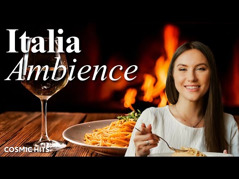 Romantic Italian Restaurant Ambience - Calm Background Music for Dinner 🍝🇮🇹 #RestaurantMusic