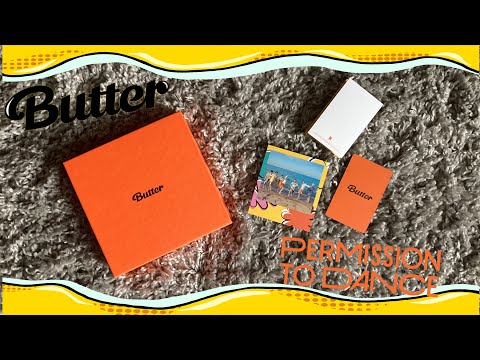 BTS BUTTER ALBUM UNBOXING ( Peaches ver )