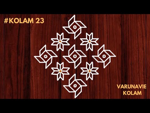 Simple daily use kolam 😊 kolam for beginners