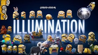 (UPDATE) Illumination Logo Evolution Including Despicable Me 4 (2010-2024)