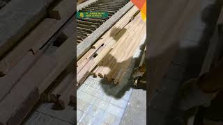 Production process of finger joint laminated board wood products #wood #woodindustry #woodworking